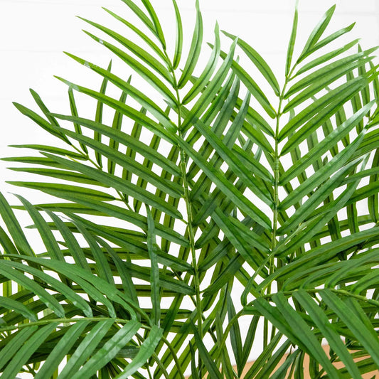 Three Foot Areca Silk Palm Tree artificial plant with lush green fronds by Nearly Natural on Tampa Home & Garden Store