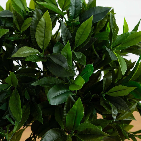 Bay Leaf Topiary artificial tree, 3 ft, UV resistant, indoor/outdoor, Nearly Natural on Tampa Home & Garden Store
