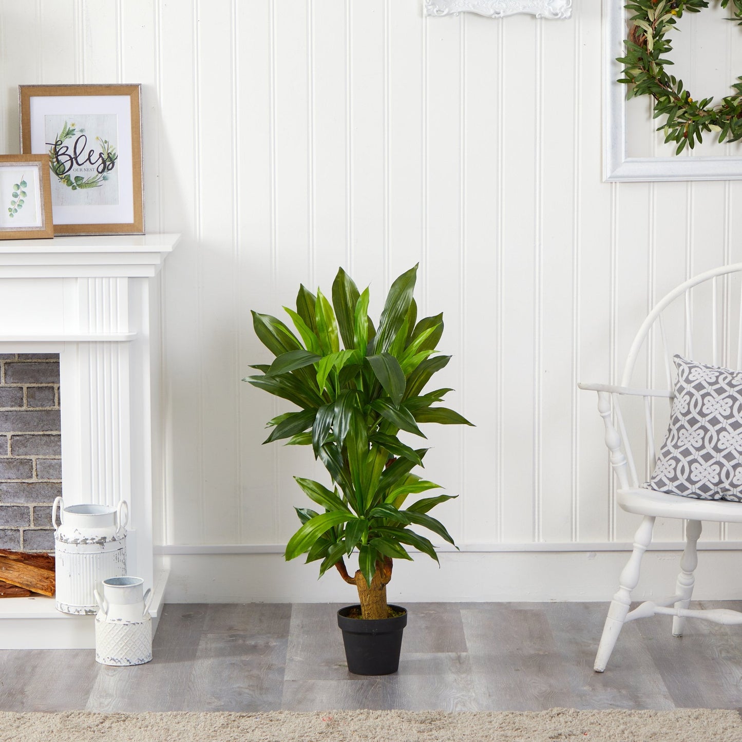 3' Corn Stalk Dracaena Artificial Plant (Real Touch) - Tampa Home & Garden Store