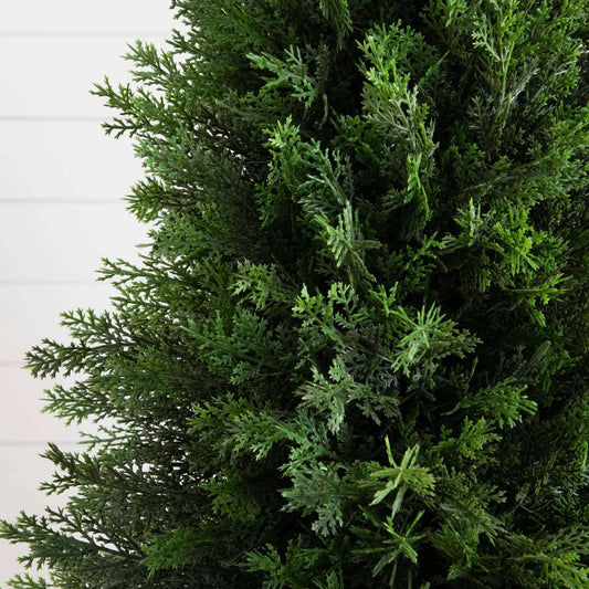 3 ft UV-Resistant Cedar artificial tree with dense green foliage by Nearly Natural on Tampa Home & Garden Store