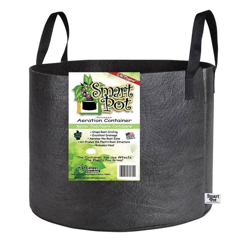 Smart Pot 30 Gallon grow bag with handles black by Grow Organic on Tampa Home & Garden Store
