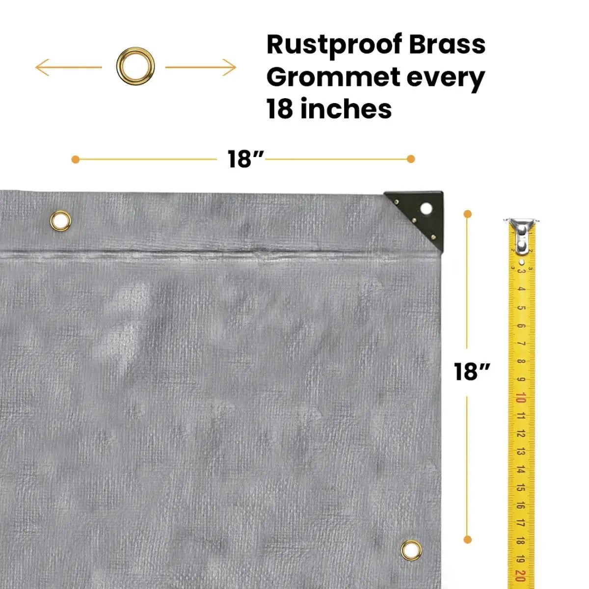 30’ x 50’ Super Heavy Duty Poly Tarp - Tampa Home & Garden Store