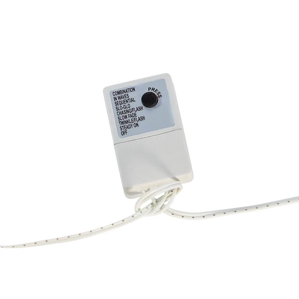 3000-Light Warm White LED White Wire Cluster Garland - Tampa Home & Garden Store