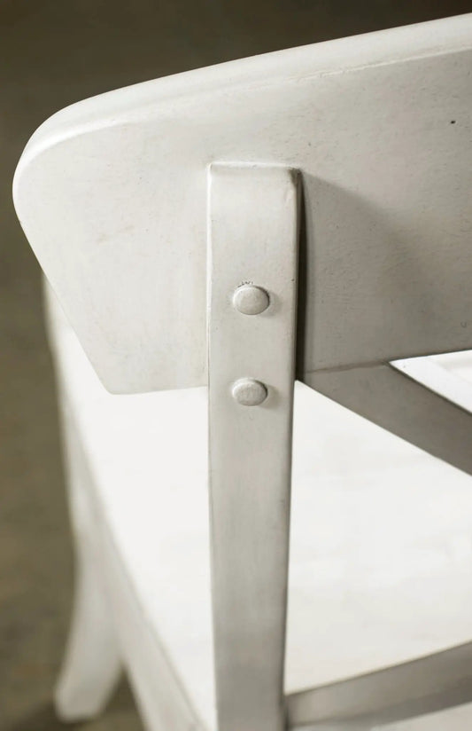 Harola cross-back dining chairs set of 2 in smoky white by Unique Piece Furniture on Tampa Home & Garden Store