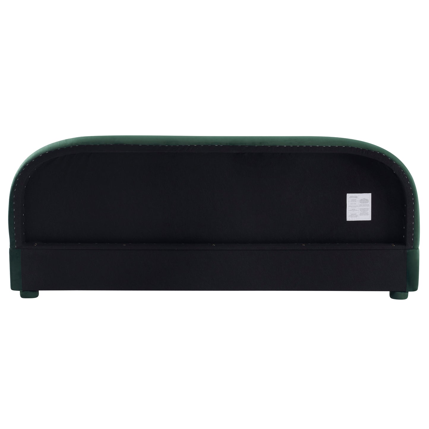Dark Green Velvet Bed Frame and Headboard