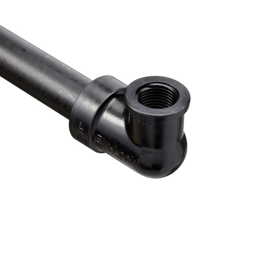 Blu-Lock three-quarter reducing elbow FPT pipe connector black Orbit Irrigation on Tampa Home & Garden Store