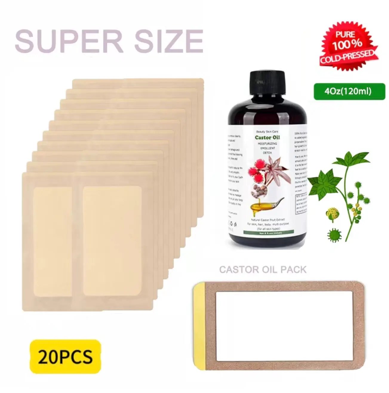 CastorWrap Organic Oil Pack - Tampa Home & Garden Store