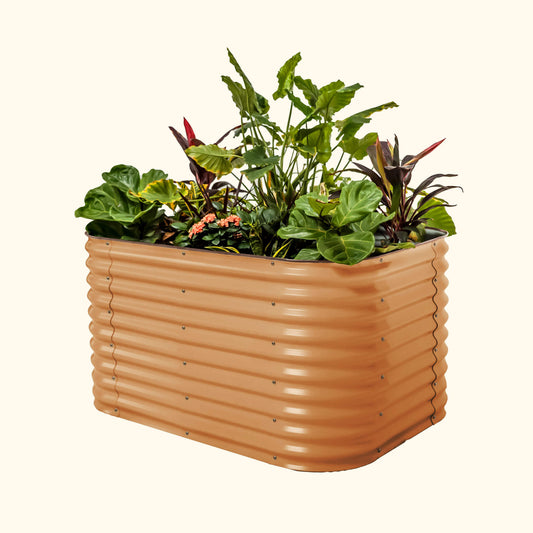 32" Tall Midsize Raised Garden Bed Kit 6 in 1 Modular Metal - Tampa soil911.com