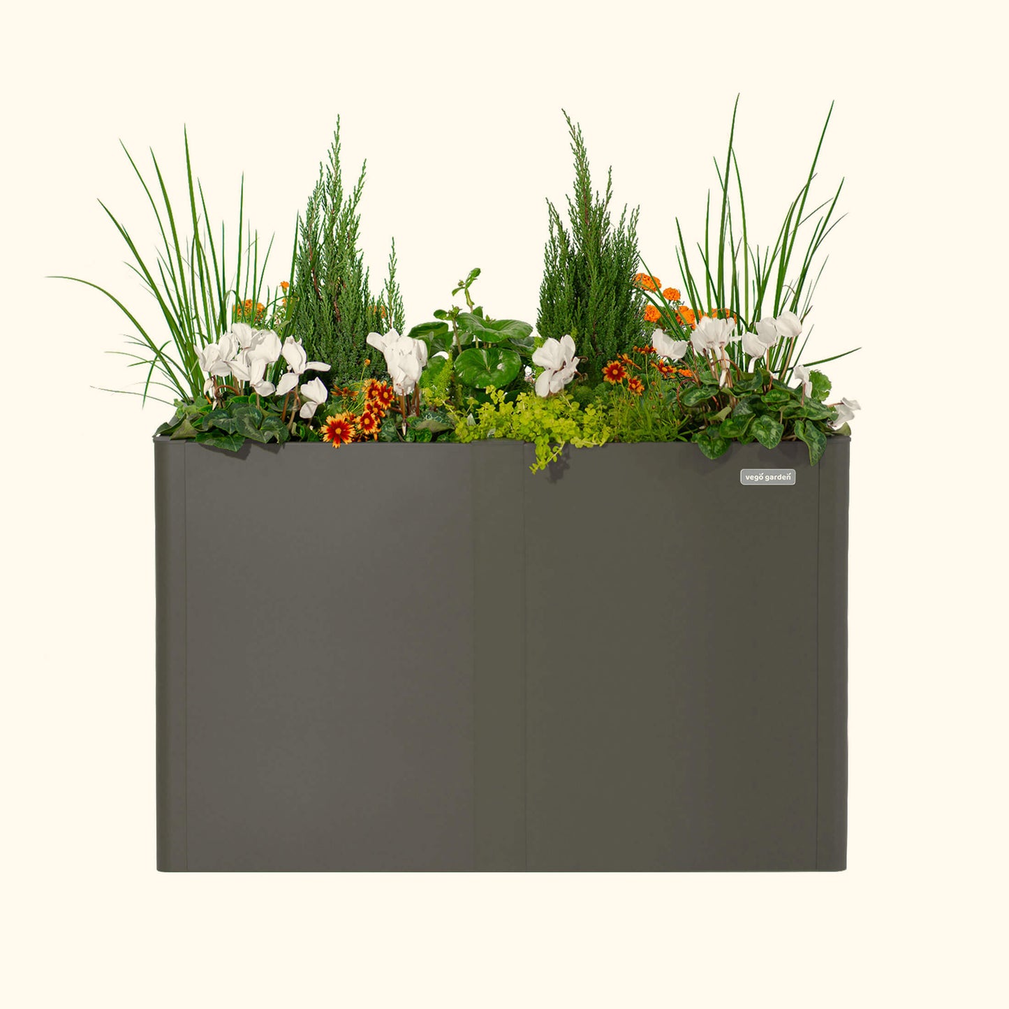 32" High Modern Raised Garden Bed 27"x 53" Midsize Metal - Tampa Home & Garden Store