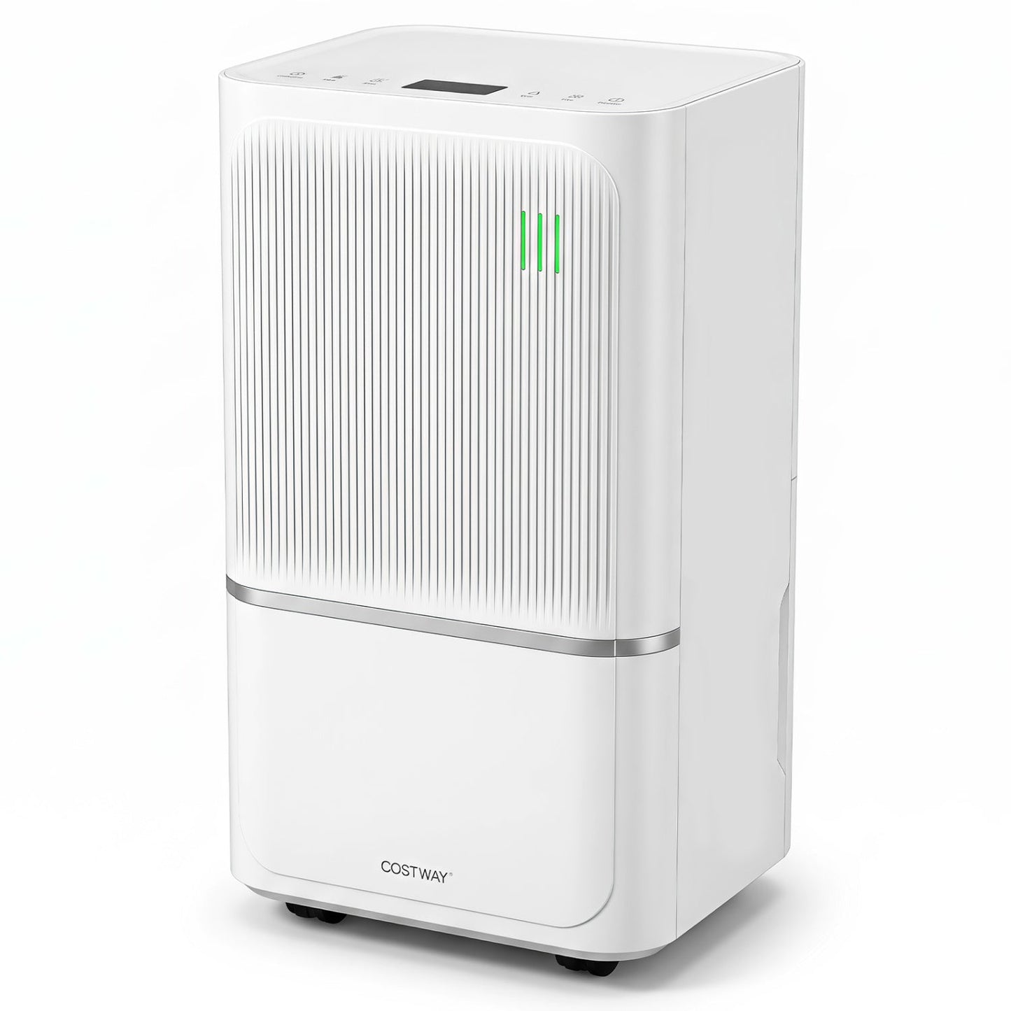 32-pint dehumidifier by Costway with drain hose and smart control, vertical vent, on Tampa Home & Garden Store