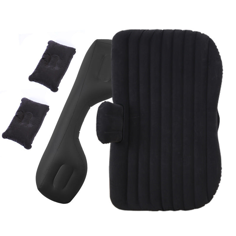 Inflatable car mattress black quilted with two small pillows Sell My Stuff on Tampa Home & Garden Store