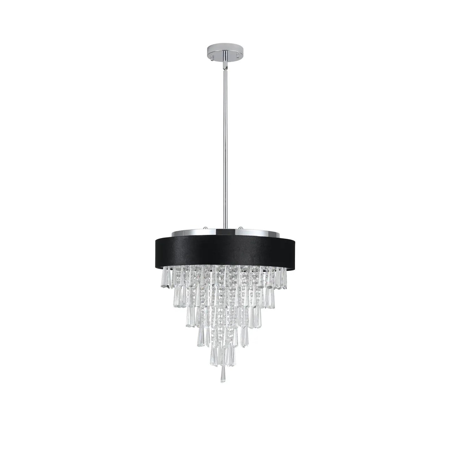 Lustre Moderne en Cristal pour Salon Lampe Ronde en Cristal Décoration Luxueuse pour la Maison Luminaire