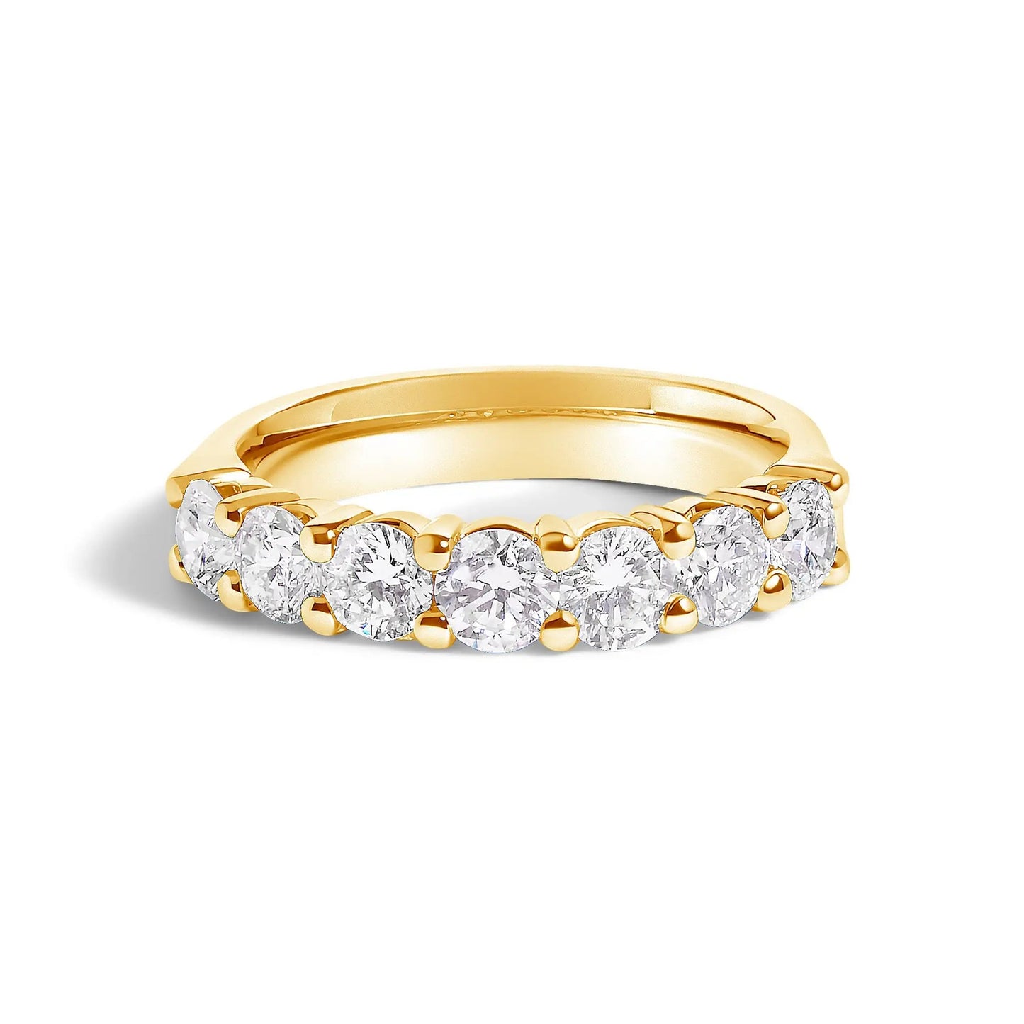Ring 14K white gold 1 1/2 cttw 7-stone diamond band Bids.com on Tampa Home & Garden Store