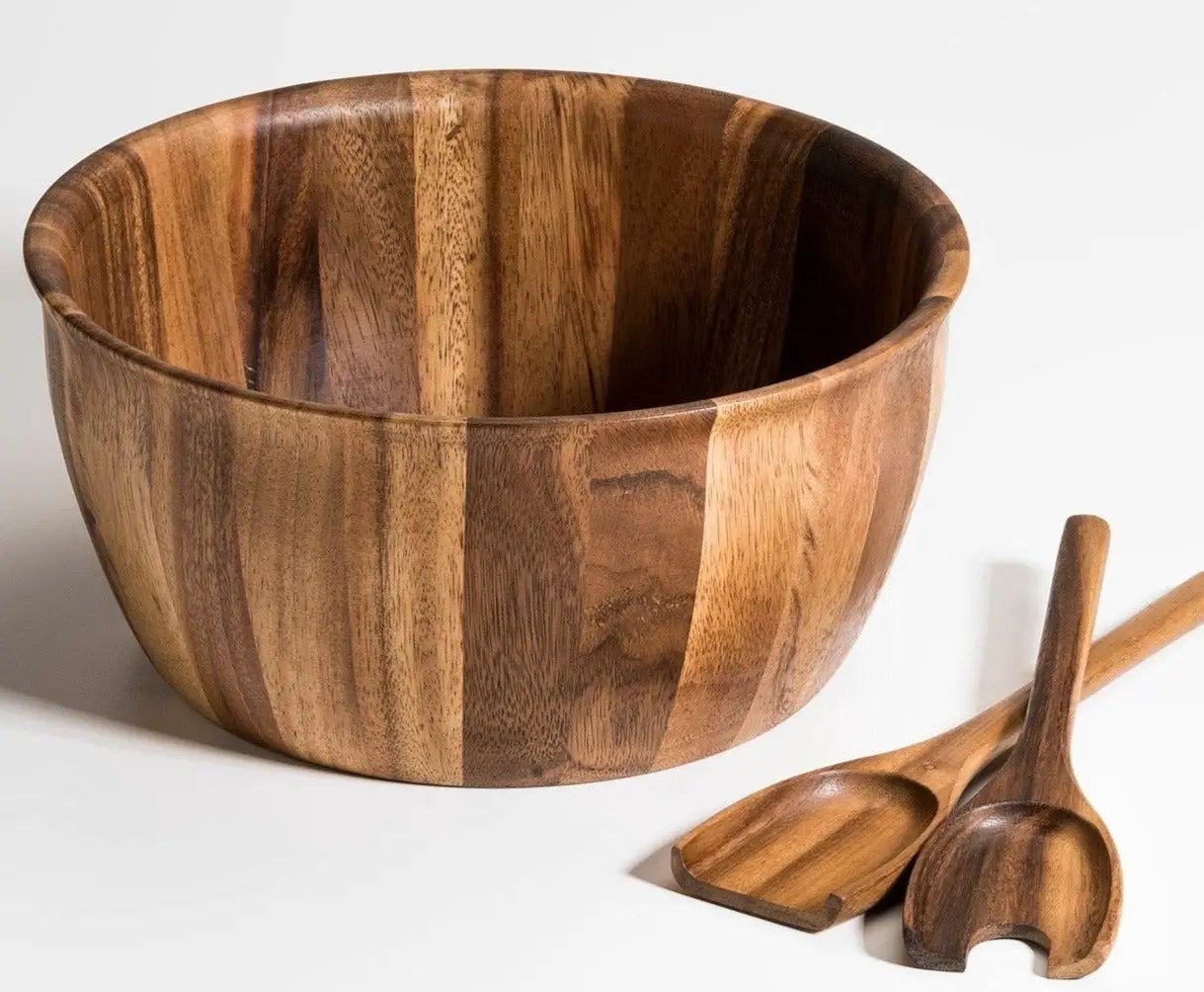Extra Large Salad Bowl with Servers - 335C3 - Tampa Home & Garden Store