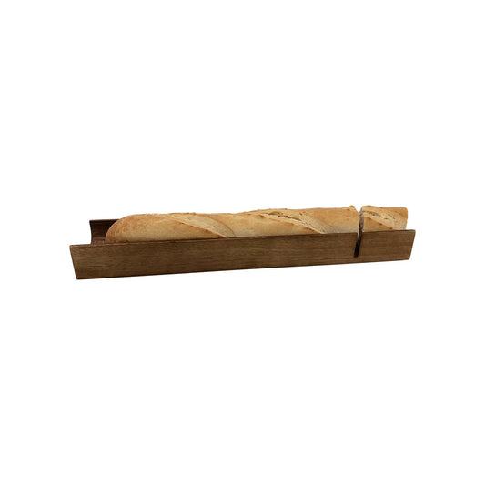 Acacia Wood French Bread Tray Kalmar Home Tabletop kitchen accessory for home bakers on Tampa Home & Garden Store