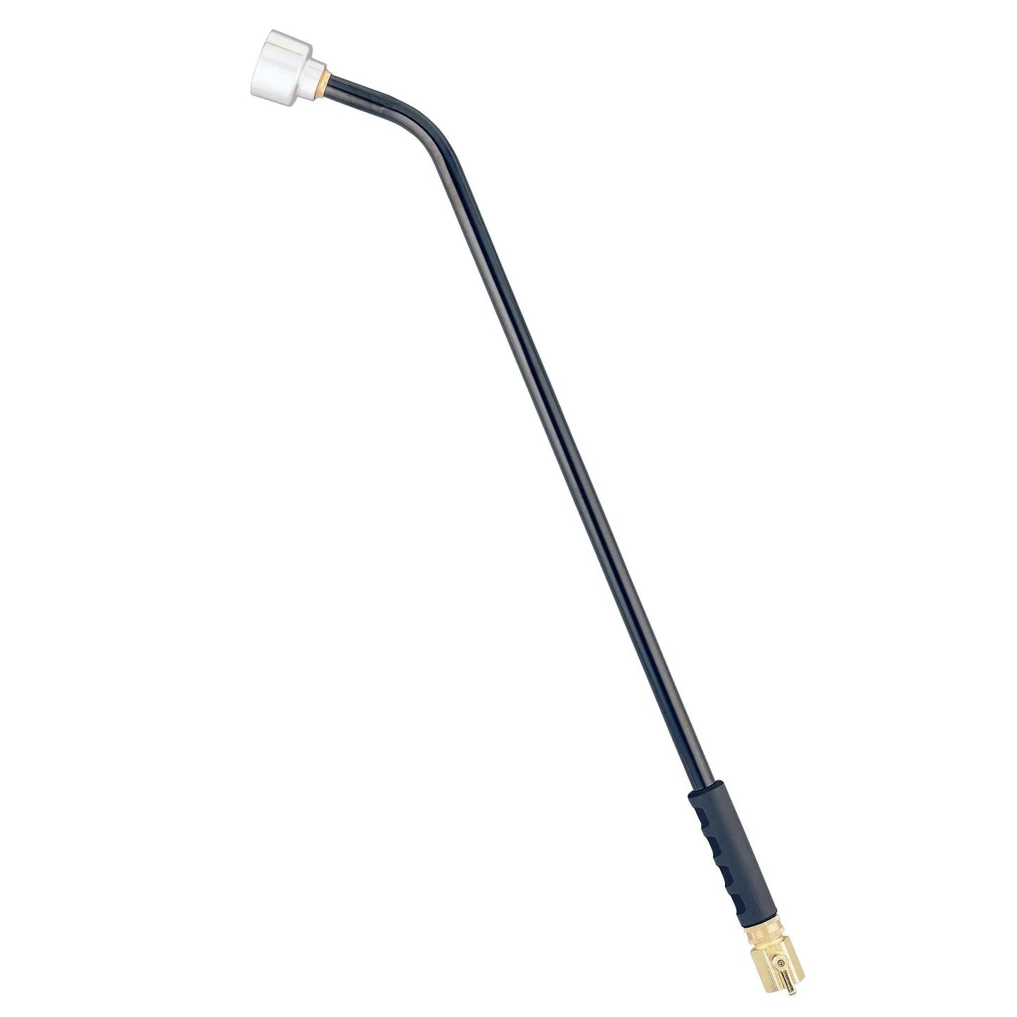 33-Inch Orbit Shower Head Wand with Shut-Off Lever; black shaft, brass connector Tampa on Tampa Home & Garden Store