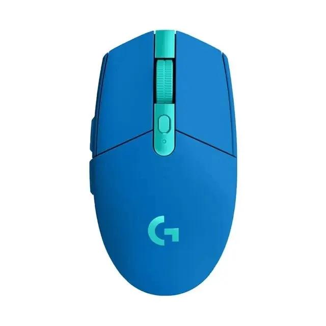 G304 wireless gaming mouse blue with teal scroll wheel and G logo for 2.4G FPS esports on Tampa Home & Garden Store