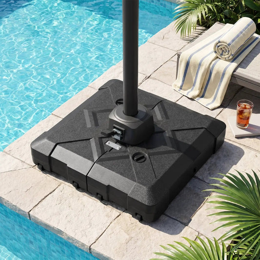Cantilever Patio Umbrella Base with 4 Wheels