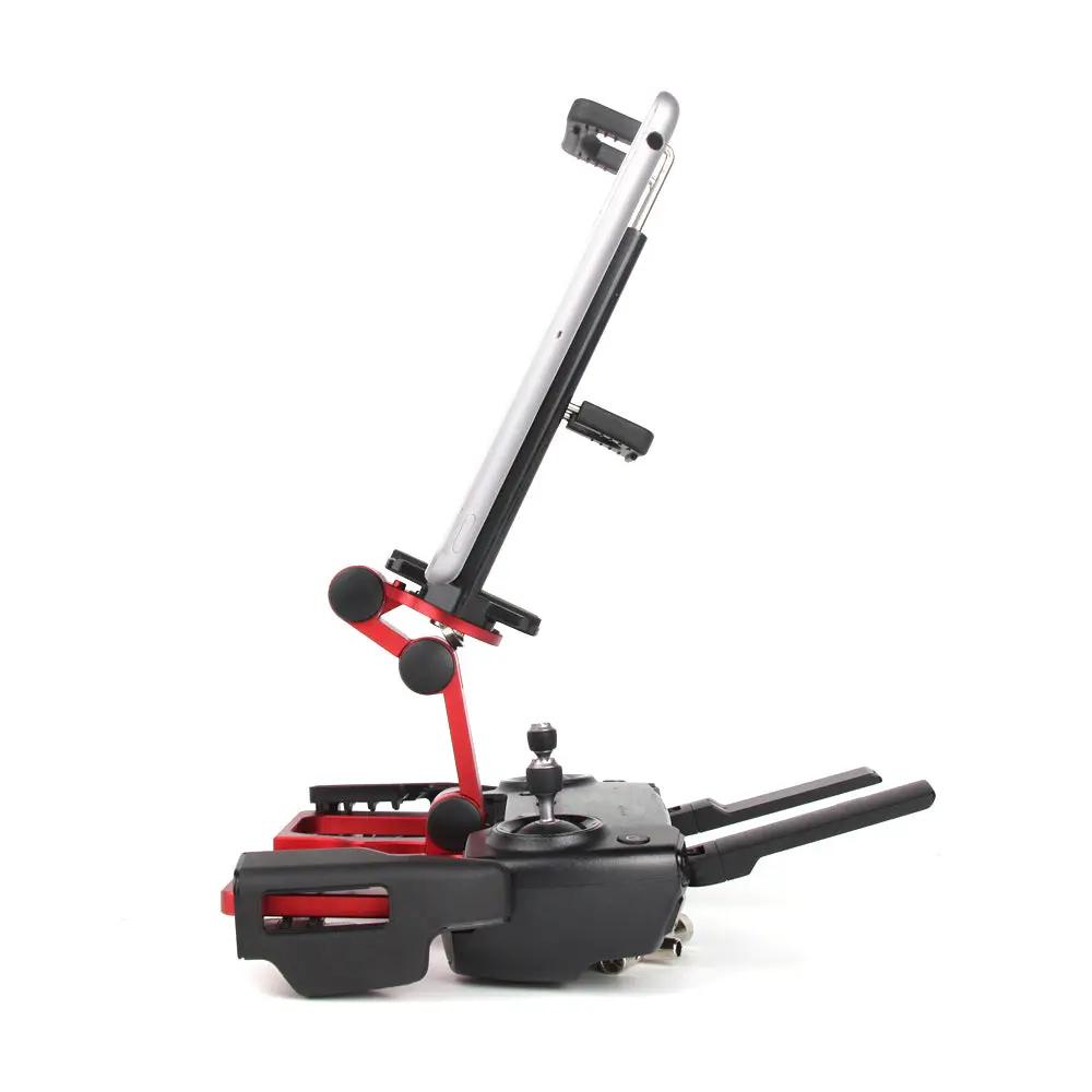 Soporte de aluminio con correa para control remoto de DJI Mavic 2 Pro Air Spark, de montaje para iPhone, iPad, tablet, Samsung