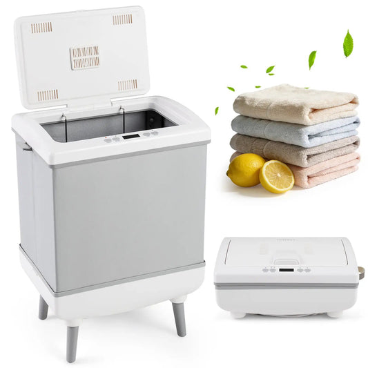 DirectDeals 35L towel warmer white with lid and drying on Tampa Home & Garden Store