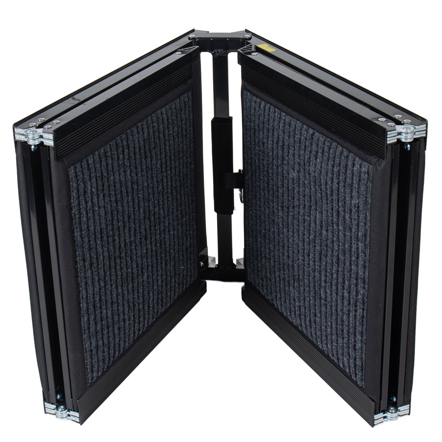Folding Dog Ramp for Cars HouseOfZazla black 2-panel ramp with non-slip surface 63x17.3in on Tampa Home & Garden Store