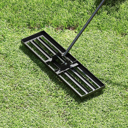 36 by 10 inch lawn leveling rake with ergonomic handle, black DirectDeals on Tampa Home & Garden Store