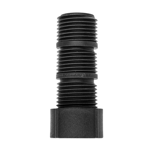 One-half inch cut-off riser extension sprinkler fitting black plastic Orbit Irrigation on Tampa Home & Garden Store