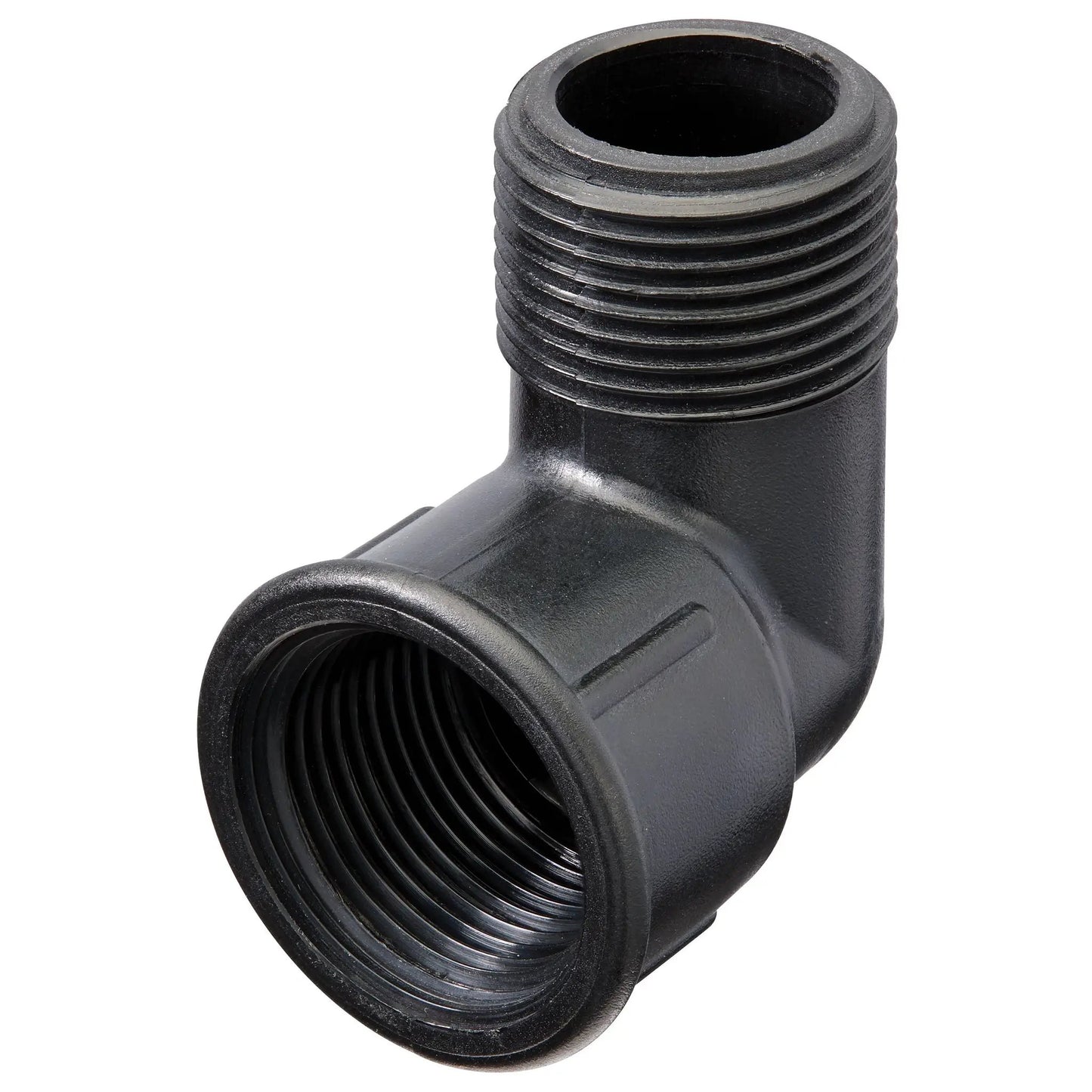 Riser-Flex spiral barb swing fitting black plastic sprinkler riser 1 count on Tampa Home & Garden Store