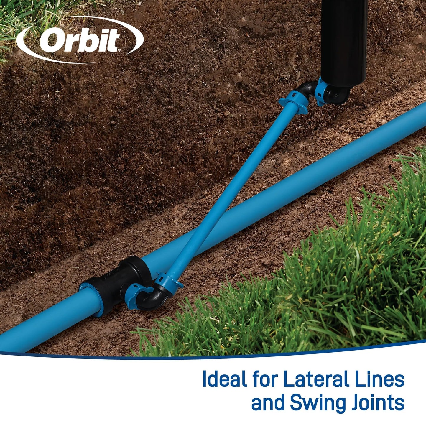 Blu-Lock 1/2 in blue irrigation pipe, 50 ft with Orbit Irrigation fittings on Tampa Home & Garden Store