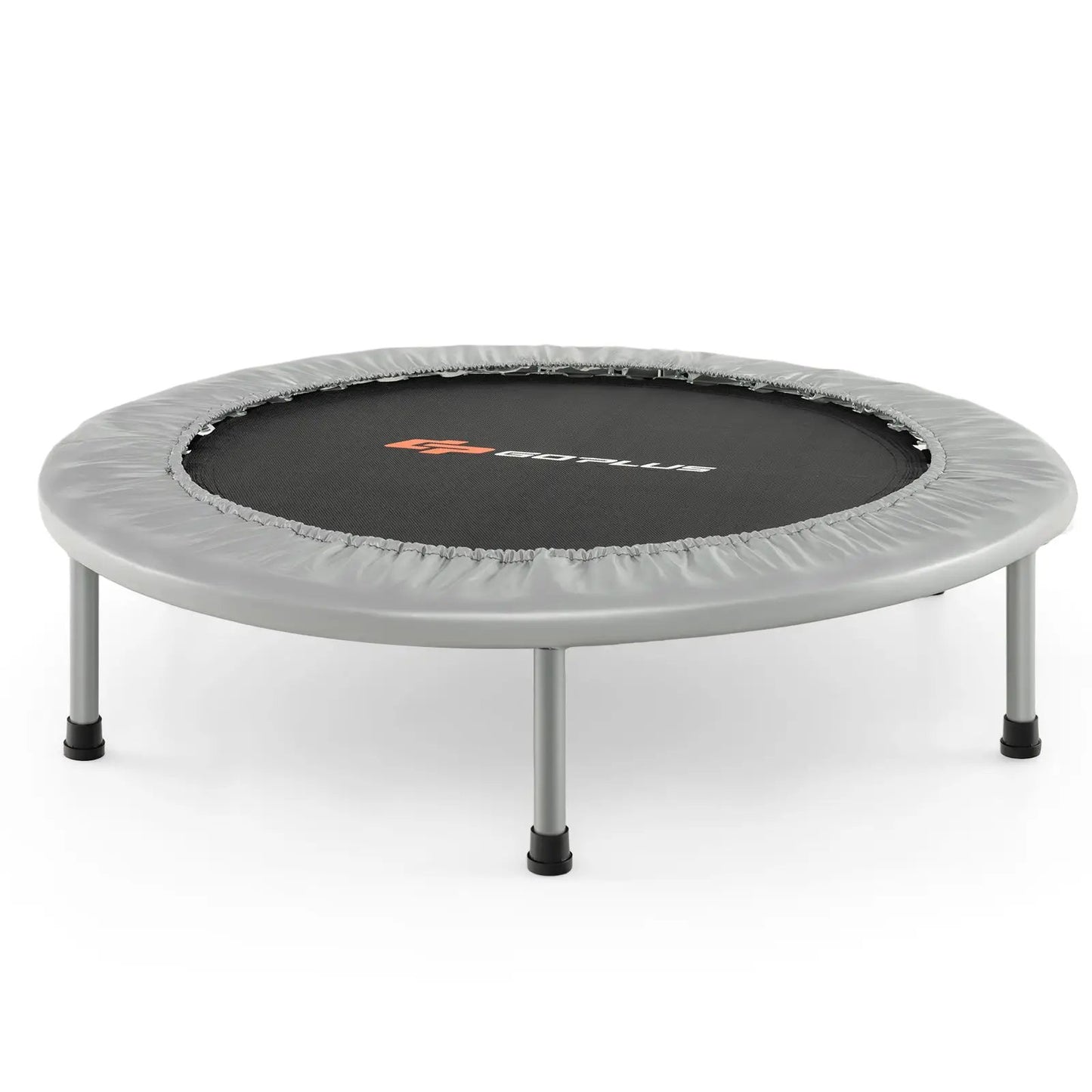38 Inch Mini Folding Trampoline Portable with DirectDeals logo and gray padded edge on Tampa Home & Garden Store