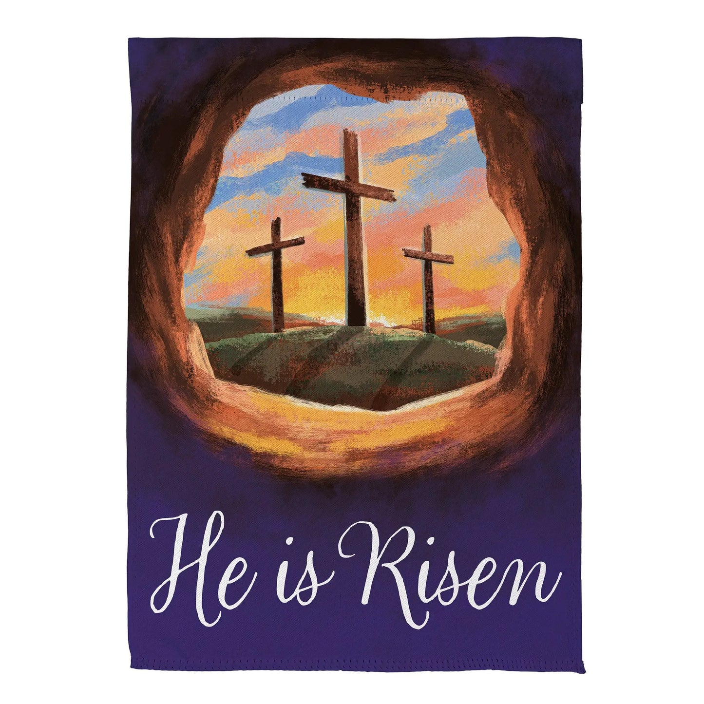 Empty Tomb Suede Garden Flag - Tampa Home & Garden Store