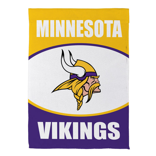 Minnesota Vikings Suede Garden Flag