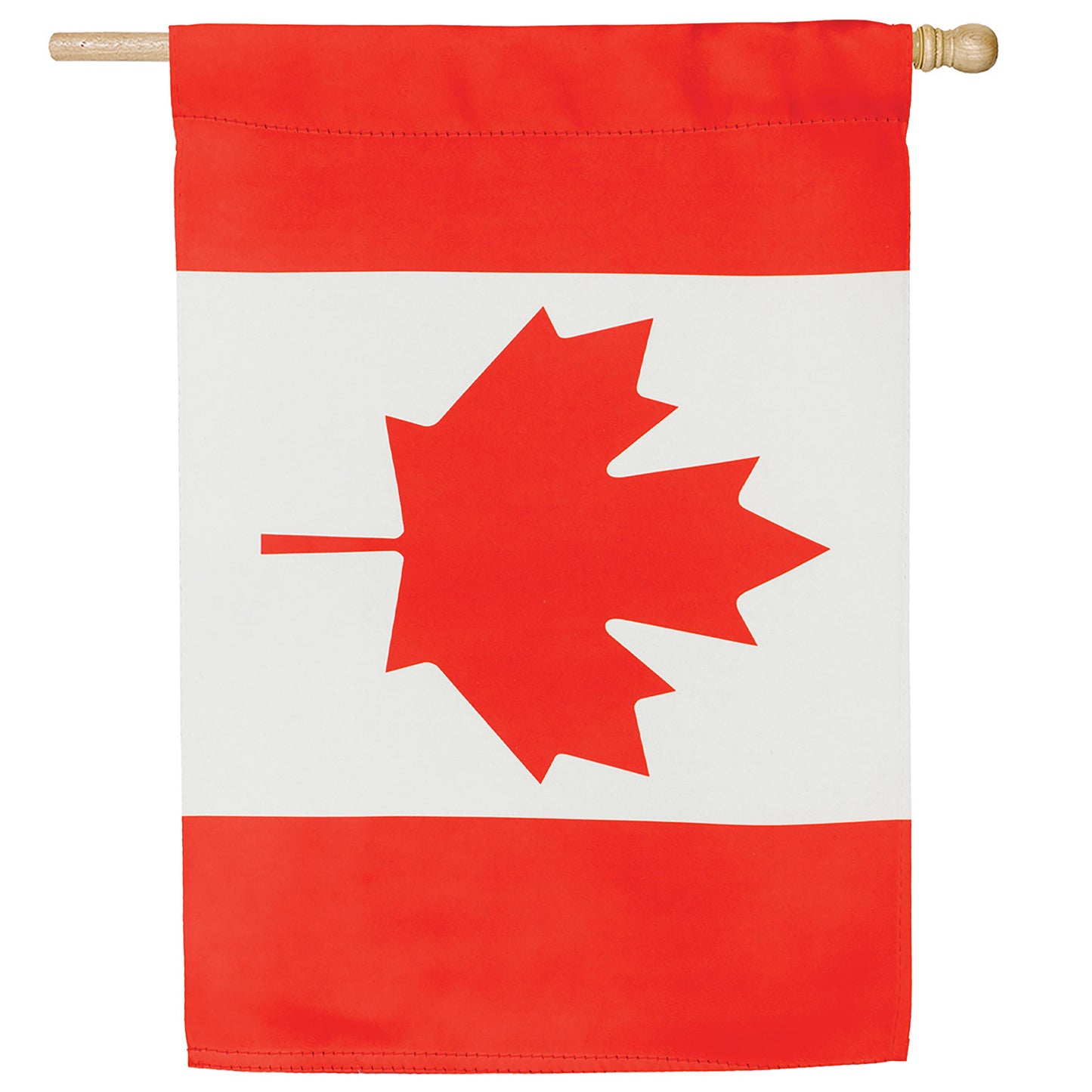 Canada House Suede Flag red suede flag with white field and maple leaf by Evergreen Enterprises on Tampa Home & Garden Store
