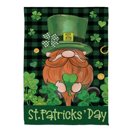 St. Patrick's Day Leprechaun Suede House Flag - Tampa Home & Garden Store