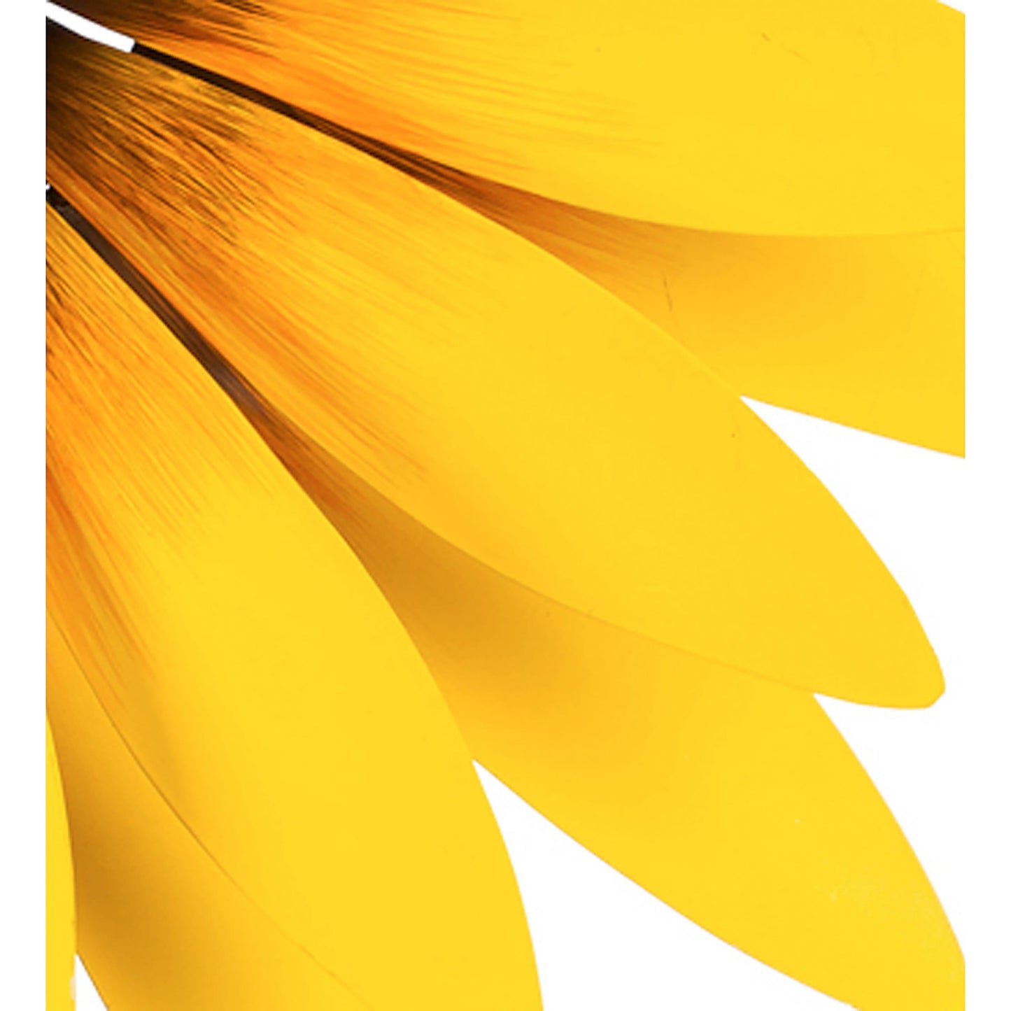 Hillside Pasture Wind Spinner Sunflower Statement blades in bright yellow, 75 inches tall on Tampa Home & Garden Store