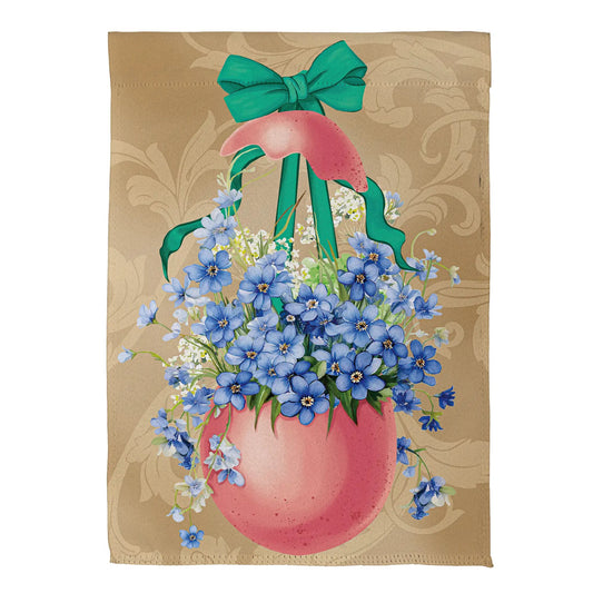 Floral Easter Egg Suede Garden Flag - Tampa Home & Garden Store