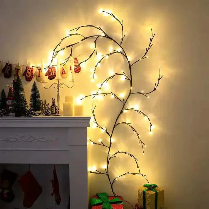 Willow Vine LED String Light for Wall Decor warm white Moktan Sabai on Tampa Home & Garden Store