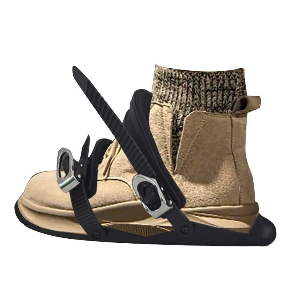 Mini luge de ski extérieur planche à neige chaussures de ski fixations réglables de haute qualité chaussures de ski portables combiner patins avec skis