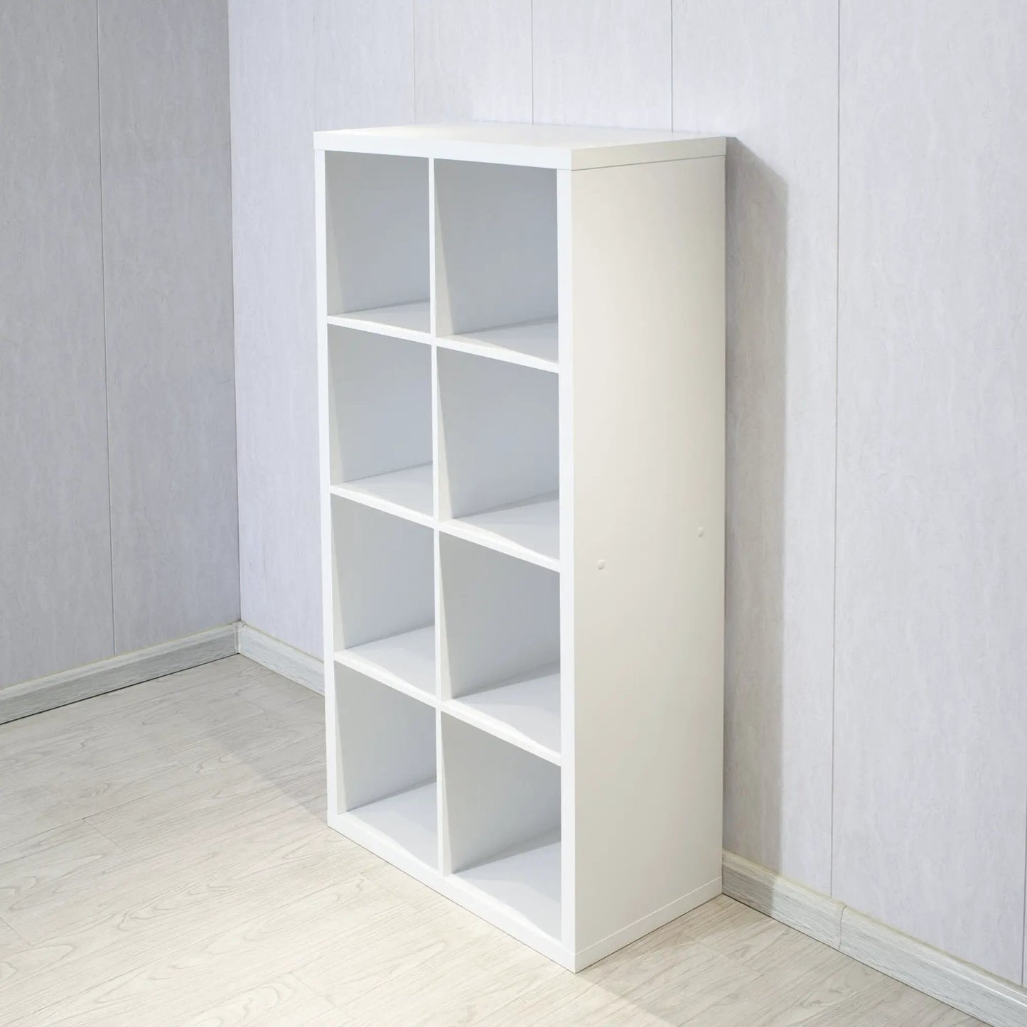 Smart Cube 8-Cube Organizer white with back shelves 2x4 cube storage on Tampa Home & Garden Store