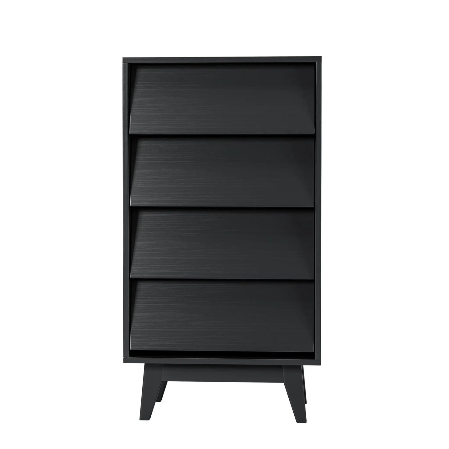 Commode double à 4 tiroirs avec un style vintage et un design biseauté