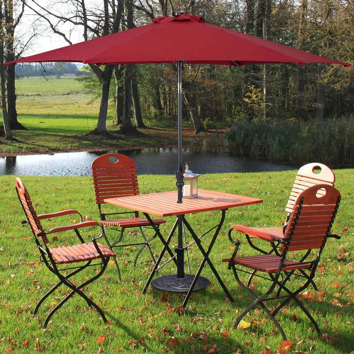 22 Inch Heavy Duty Round Umbrella Base Stand - Tampa Home & Garden Store