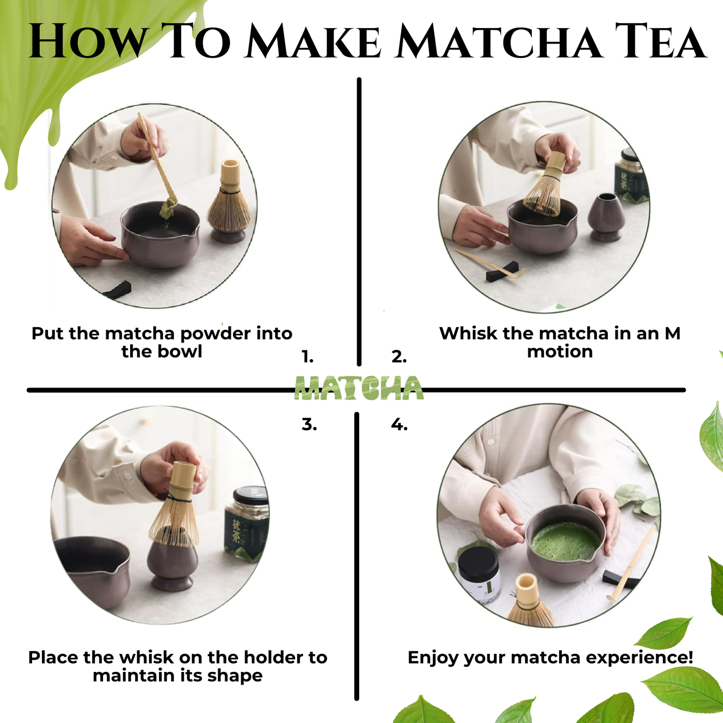 Japanese Matcha Set with Bronze Bowl and Whisk