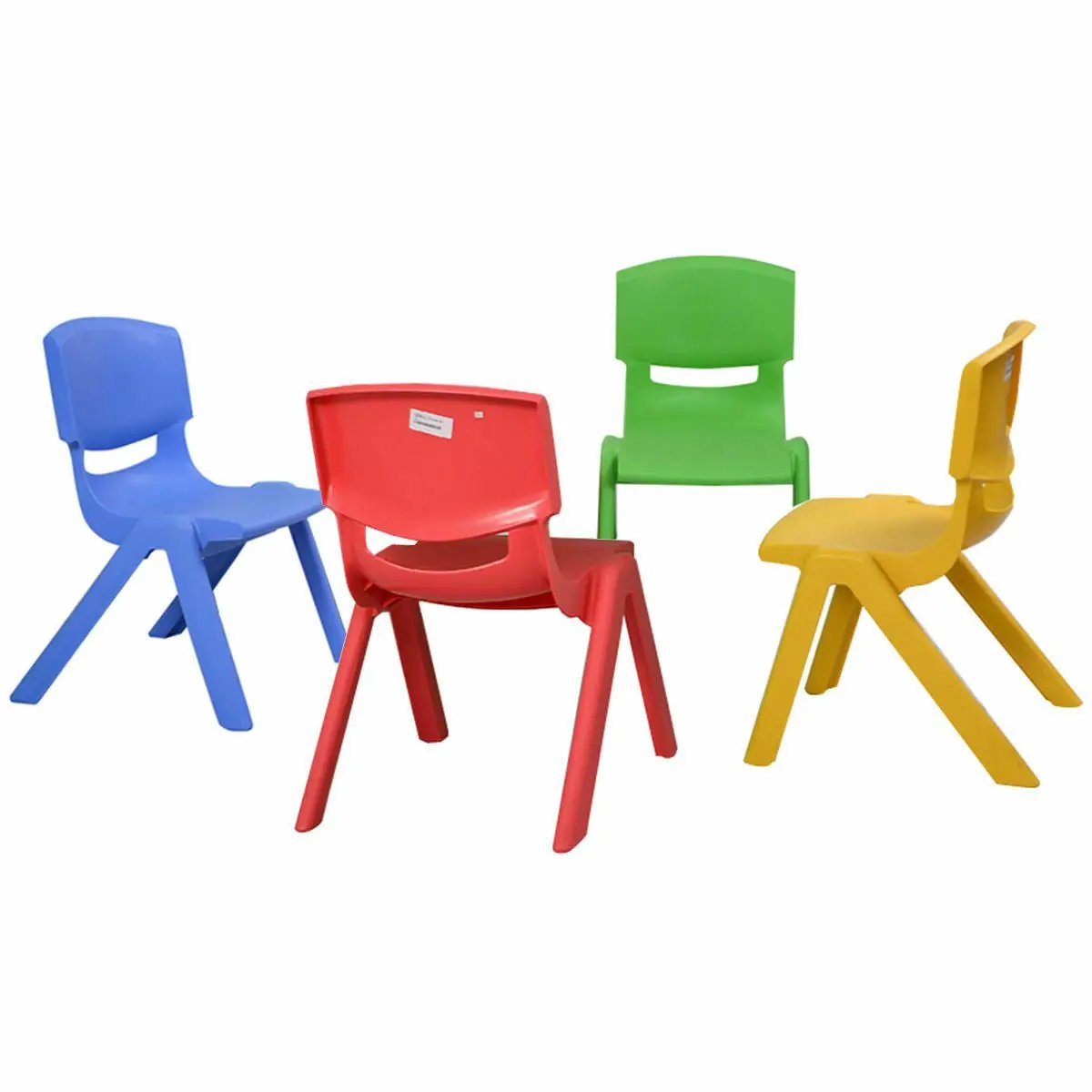 4-pack Colorful Stackable Plastic Children Chairs - Tampa Home & Garden Store