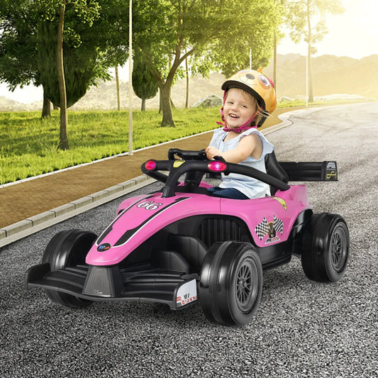 12V Kids Electric Formula Racing Car with Remote in pink by DirectDeals on Tampa Home & Garden Store