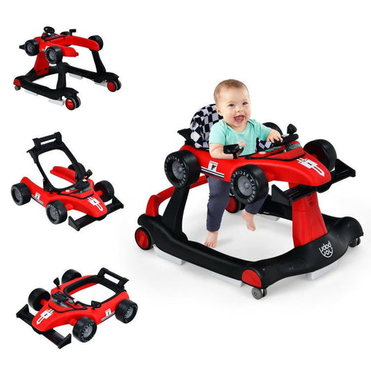 4-in-1 Foldable Activity Push Walker with Adjustable Height - Tampa Home & Garden Store