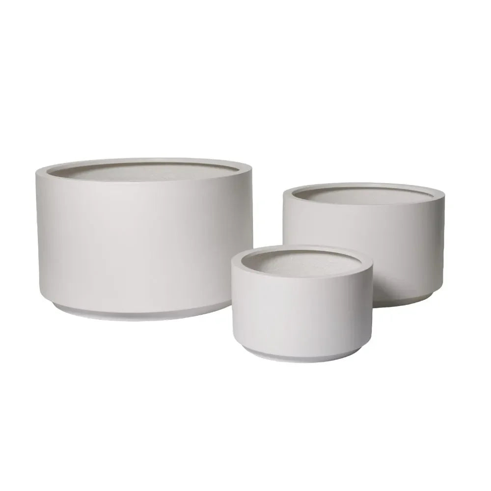 The Shoob Cylindrical Planter | Modern Round Sculpture Pot