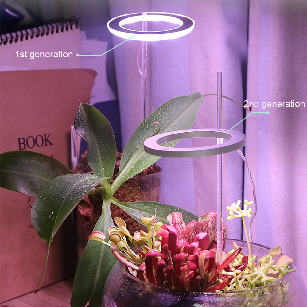 can a ring light grow plants LED Grow Light Full Spectrum Angel Ring Phyto Grow Lamp USB Phytolamp –  Tampa Home & Garden Store