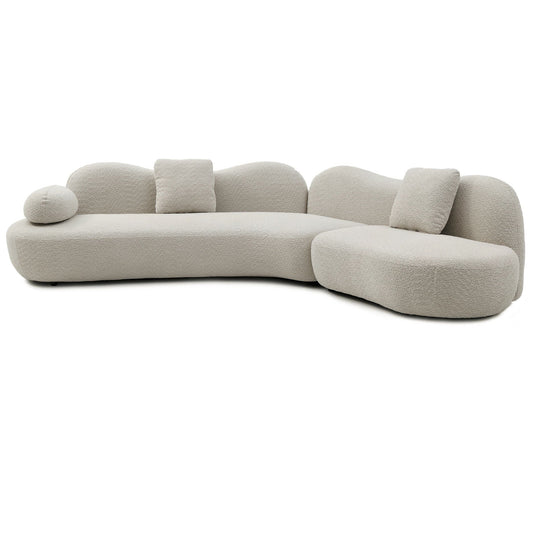 Modern Curved Modular Sofa Set for a Living Room