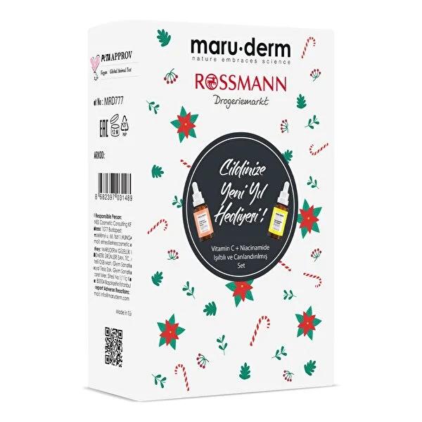 Face serum duo: Maruderm C Vitamin + Niacinamide Set by Beauty Care Bag, for all skin types on Tampa Home & Garden Store