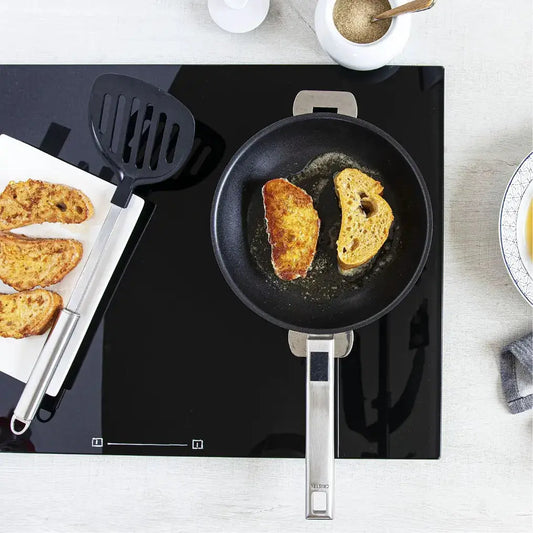 4-Piece Mixed Frying Pan Set stainless steel nonstick cookware CRISTEL USA on Tampa Home & Garden Store